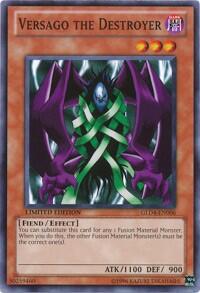 Versago the Destroyer - Gold Series 4: Pyramids Edition (GLD4) #GLD4-EN006 - Common / Short Print YuGiOh Trading Card
