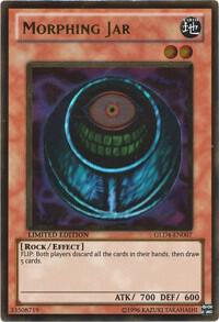Morphing Jar trading card from Gold Series 4: Pyramids Edition Morphing Jar - Gold Series 4: Pyramids Edition YuGiOh trading card
