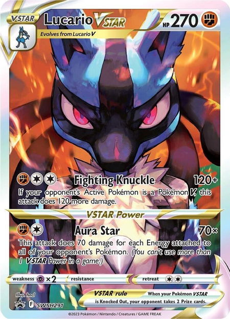 Lucario VSTAR - SWSH291 - SWSH: Sword & Shield Promo Cards Pokémon trading card