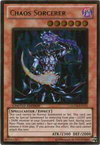 Chaos Sorcerer - Gold Series 4: Pyramids Edition (GLD4) #GLD4-EN012 - Rare YuGiOh Trading Card