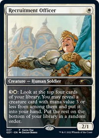 Recruitment Officer - Game Day & Store Championship Promos (GAME) #7 - Promo Magic: The Gathering Trading Card