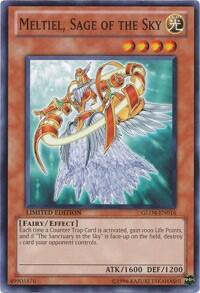 Meltiel, Sage of the Sky - Gold Series 4: Pyramids Edition (GLD4) #GLD4-EN016 - Common / Short Print YuGiOh Trading Card