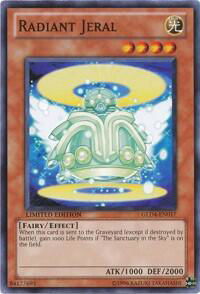 Radiant Jeral - Gold Series 4: Pyramids Edition (GLD4) #GLD4-EN017 - Common / Short Print YuGiOh Trading Card