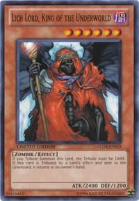 Lich Lord, King of the Underworld - Gold Series 4: Pyramids Edition (GLD4) #GLD4-EN019 - Common / Short Print YuGiOh Trading Card