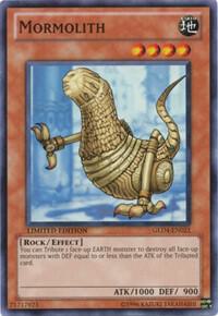 Mormolith trading card from Gold Series 4: Pyramids Edition Mormolith - Gold Series 4: Pyramids Edition YuGiOh trading card