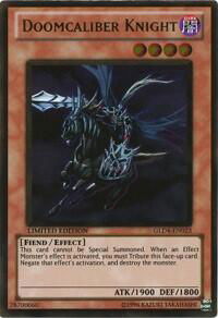 Doomcaliber Knight - Gold Series 4: Pyramids Edition (GLD4) #GLD4-EN023 - Rare YuGiOh Trading Card