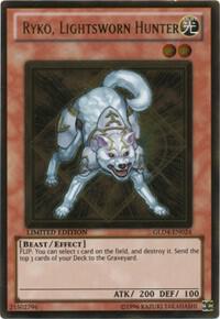 Ryko, Lightsworn Hunter - Gold Series 4: Pyramids Edition YuGiOh trading card