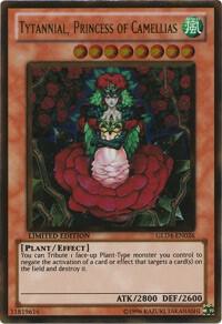 Tytannial, Princess of Camellias - Gold Series 4: Pyramids Edition YuGiOh trading card
