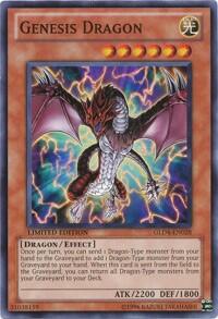 Genesis Dragon - Gold Series 4: Pyramids Edition (GLD4) #GLD4-EN028 - Common / Short Print YuGiOh Trading Card
