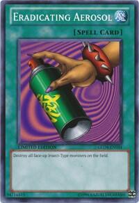 Eradicating Aerosol - Gold Series 4: Pyramids Edition (GLD4) #GLD4-EN034 - Common / Short Print YuGiOh Trading Card