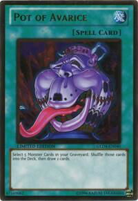 Pot of Avarice - Gold Series 4: Pyramids Edition (GLD4) #GLD4-EN040 - Rare YuGiOh Trading Card