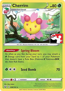 Cherrim - Prize Pack Series Cards #008/163 - Rare Pokémon Trading Card