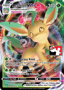 Leafeon VMAX - Prize Pack Series Cards #008/203 - Ultra Rare Pokémon Trading Card