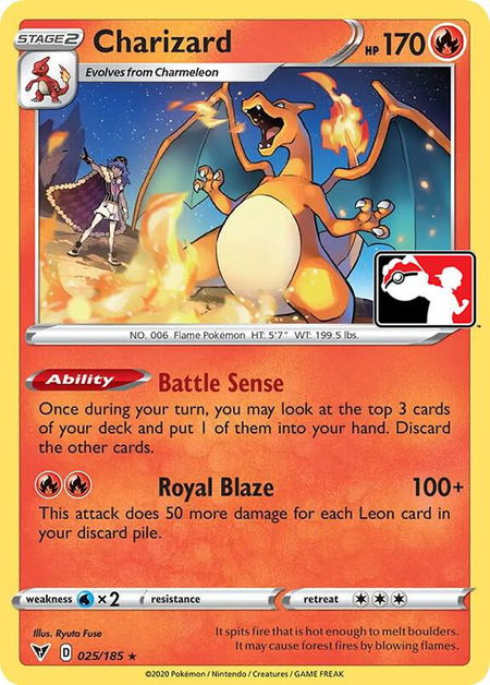 Charizard - Prize Pack Series Cards Pokémon trading card
