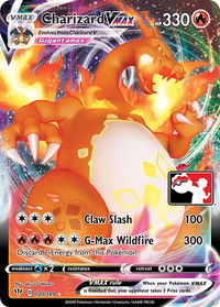 Charizard VMAX - Prize Pack Series Cards  #020/189 - Ultra Rare Pokémon Trading Card