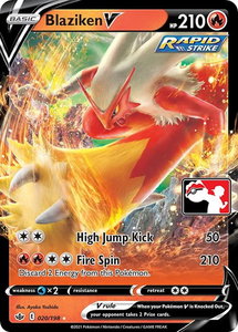 Blaziken V - Prize Pack Series Cards #020/198 - Ultra Rare Pokémon Trading Card