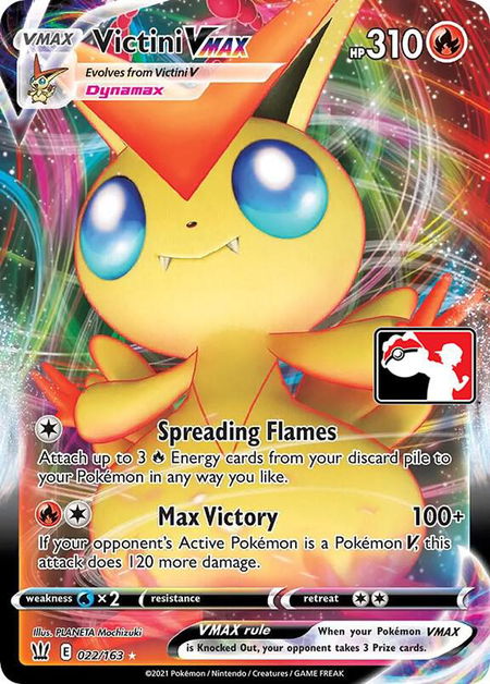 Victini VMAX - Prize Pack Series Cards Pokémon trading card