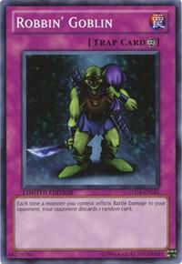 Robbin' Goblin trading card from Gold Series 4: Pyramids Edition Robbin' Goblin - Gold Series 4: Pyramids Edition YuGiOh trading card