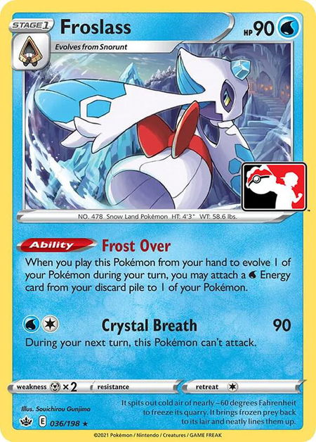 Froslass - Prize Pack Series Cards Pokémon trading card