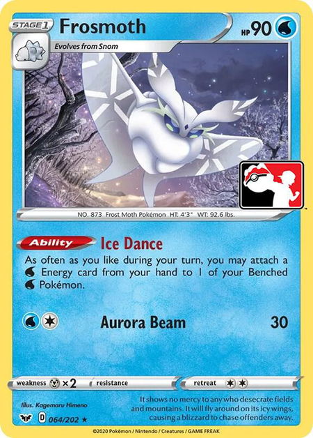 Frosmoth - Prize Pack Series Cards Pokémon trading card
