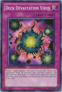 Deck Devastation Virus trading card from Gold Series 4: Pyramids Edition Deck Devastation Virus - Gold Series 4: Pyramids Edition YuGiOh trading card