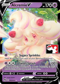 Alcremie V - Prize Pack Series Cards  #022/073 - Ultra Rare Pokémon Trading Card