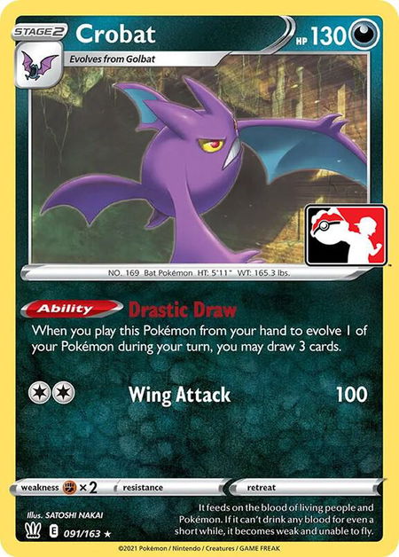 Crobat - Prize Pack Series Cards Pokémon trading card
