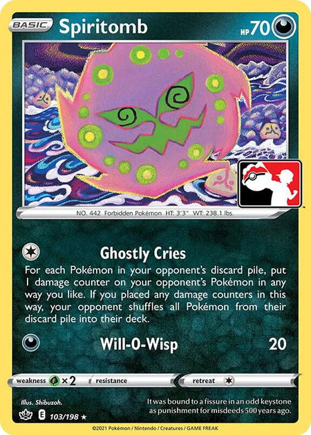 Spiritomb - Prize Pack Series Cards Pokémon trading card