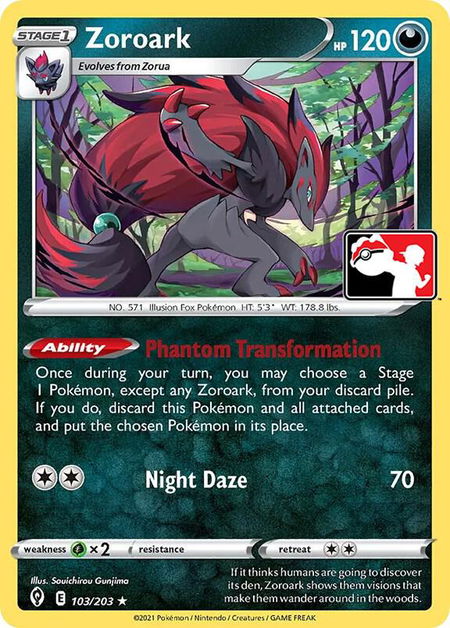 Zoroark - Prize Pack Series Cards Pokémon trading card