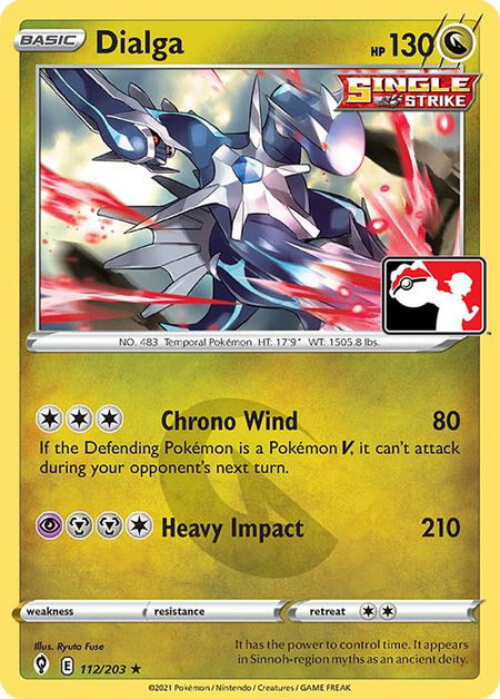 Dialga - Prize Pack Series Cards Pokémon trading card