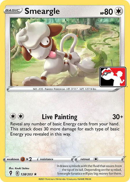 Smeargle - Prize Pack Series Cards Pokémon trading card