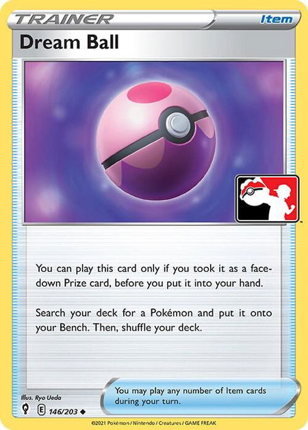 Dream Ball - Prize Pack Series Cards Pokémon trading card