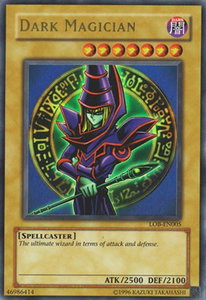 Dark Magician - Legend of Blue Eyes White Dragon (Worldwide English) (LOB-EN) #LOB-EN005 - Ultra Rare YuGiOh Trading Card