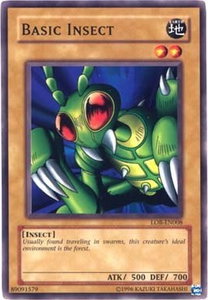 Basic Insect - Legend of Blue Eyes White Dragon (Worldwide English) (LOB-EN) #LOB-EN008 - Common / Short Print YuGiOh Trading Card