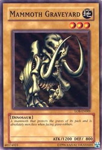 Mammoth Graveyard - Legend of Blue Eyes White Dragon (Worldwide English) (LOB-EN) #LOB-EN009 - Common / Short Print YuGiOh Trading Card