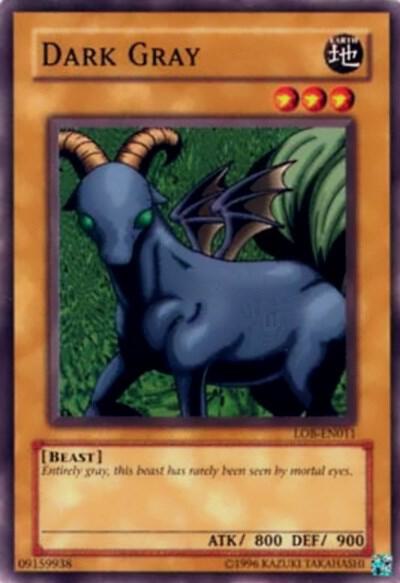 Dark Gray trading card from Legend of Blue Eyes White Dragon (Worldwide English) Dark Gray - Legend of Blue Eyes White Dragon (Worldwide English) YuGiOh trading card