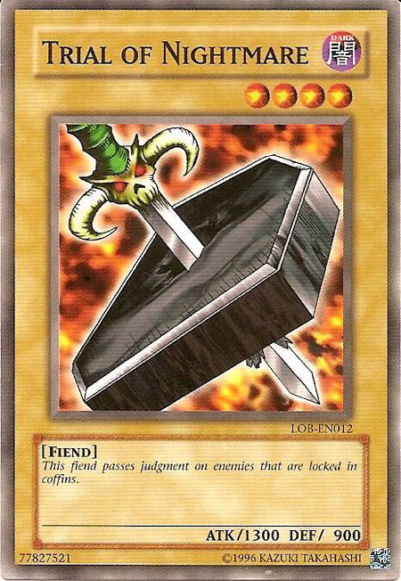 Trial of Nightmare - Legend of Blue Eyes White Dragon (Worldwide English) YuGiOh trading card