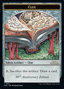 Clue (0011) Token - 30th Anniversary Edition (30A) #11 - Token Magic: The Gathering Trading Card