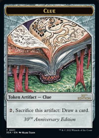 Clue (0011) Token - 30th Anniversary Edition (30A) #11 - Token Magic: The Gathering Trading Card