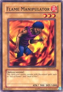 Flame Manipulator - Legend of Blue Eyes White Dragon (Worldwide English) (LOB-EN) #LOB-EN016 - Common / Short Print YuGiOh Trading Card