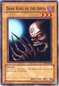 Dark King of the Abyss - Legend of Blue Eyes White Dragon (Worldwide English) (LOB-EN) #LOB-EN020 - Common / Short Print YuGiOh Trading Card