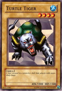 Turtle Tiger - Legend of Blue Eyes White Dragon (Worldwide English) (LOB-EN) #LOB-EN023 - Common / Short Print YuGiOh Trading Card