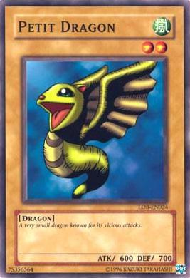 Petit Dragon trading card from Legend of Blue Eyes White Dragon (Worldwide English) Petit Dragon - Legend of Blue Eyes White Dragon (Worldwide English) YuGiOh trading card