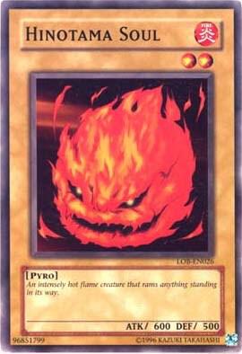 Hinotama Soul trading card from Legend of Blue Eyes White Dragon (Worldwide English) Hinotama Soul - Legend of Blue Eyes White Dragon (Worldwide English) YuGiOh trading card