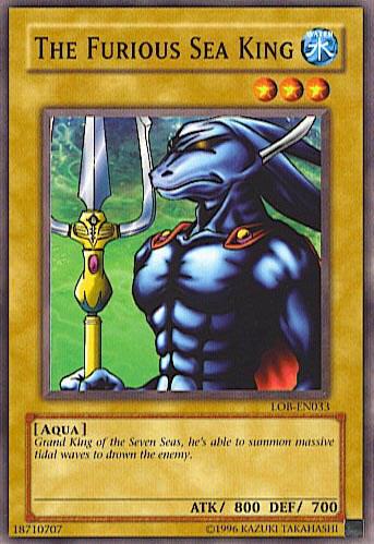 The Furious Sea King - Legend of Blue Eyes White Dragon (Worldwide English) YuGiOh trading card