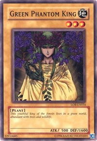 Green Phantom King - Legend of Blue Eyes White Dragon (Worldwide English) (LOB-EN) #LOB-EN034 - Common / Short Print YuGiOh Trading Card