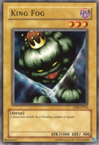 King Fog trading card from Legend of Blue Eyes White Dragon (Worldwide English) King Fog - Legend of Blue Eyes White Dragon (Worldwide English) YuGiOh trading card