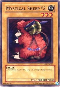Mystical Sheep #2 - Legend of Blue Eyes White Dragon (Worldwide English) (LOB-EN) #LOB-EN037 - Common / Short Print YuGiOh Trading Card