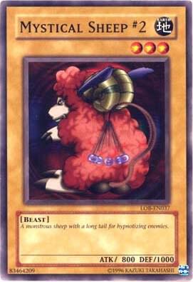 Mystical Sheep #2 trading card from Legend of Blue Eyes White Dragon (Worldwide English) Mystical Sheep #2 - Legend of Blue Eyes White Dragon (Worldwide English) YuGiOh trading card