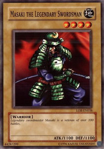 Masaki the Legendary Swordsman - Legend of Blue Eyes White Dragon (Worldwide English) (LOB-EN) #LOB-EN038 - Common / Short Print YuGiOh Trading Card
